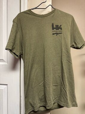 Men's Olive Green Logo T-Shirt